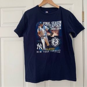 Derek Jeter Yankees Final Season shirt NYY New York Medium MLB